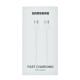 Кабель Samsung Type-C – Type-C (1 м · 60W · 3A) (White)