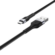 Кабель Hoco X34 Surpass USB-A – Micro-USB (1 м · 12W · 2.4A) (Black)