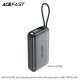 Повербанк Acefast M32 35W (10000 mAh) (Gray)