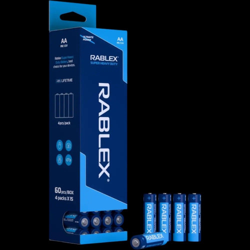 Батарейка Rablex AA R6 Super Heavy Duty (4шт)