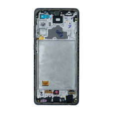 Дисплей для Samsung A725 Galaxy A72 (2021) з тачскріном в рамці (Black) (Original Refurbished)