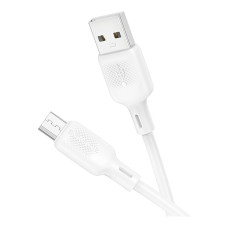 Кабель Borofone BX113 USB-A – Micro-USB (1 м · 12W · 2.4A) (White)
