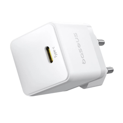 Сетевое зарядное устройство Baseus Palm Fast Charger USB-C (20W · 3A) с кабелем Type-C – Lightning 20W (E0116400) (White)