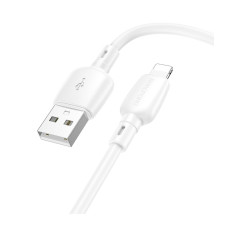 Кабель Borofone BX93 USB-A – Lightning (1 м · 20W · 2.4A) (White)