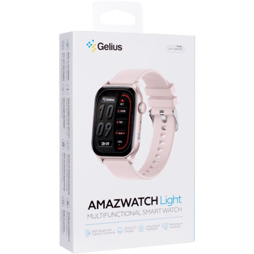 Смарт-часы Gelius Amazwatch Light GP-SW015 (Pink)