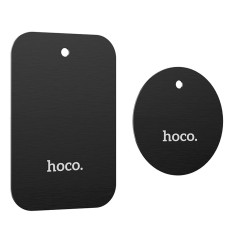Металеві пластини для магнітного тримача Hoco DI48, 2 шт (Black)