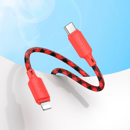 Кабель Hoco X116 Meridian Type-C – Lightning (1 м · 27W · 3A) (Red)