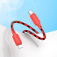Кабель Hoco X116 Meridian Type-C – Lightning (1 м · 27W · 3A) (Red)