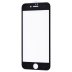 Захисне скло PRIME для Apple iPhone SE (2nd gen) (2020) (Full Glue) (0.3 мм, 4D) (Black)