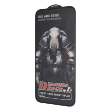 Защитное стекло WEADDU Diamond для Apple iPhone 15 Pro Max (4D) (Black)