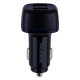 Автомобильное зарядное устройство Borofone BZ14 2xUSB-A (12W · 2.4A) с кабелем USB-A – Lightning (Black)