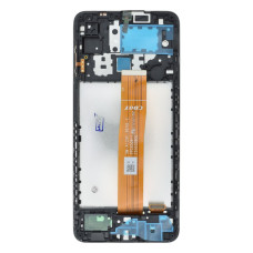 Дисплей для Samsung A125 Galaxy A12 (2020) с тачскрином в рамке (Black) (Brand Pack)