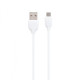 Автомобільний зарядний пристрій Borofone BZ12 2xUSB-A (12W · 2.4A) з кабелем USB-A – Micro-USB (White)