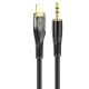 Аудиокабель AUX Hoco UPA25 Lightning – 3.5 мм (1 м) (Black)