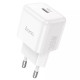 Сетевое зарядное устройство Hoco N32 USB-C (30W · 3A) (White)