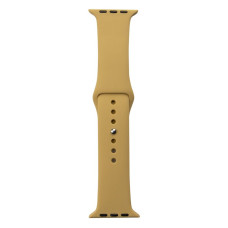 Ремешок для Apple Watch 42/44/45/49 мм Band Silicone (Gold)