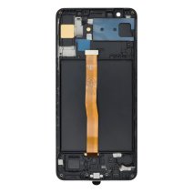 Дисплей для Samsung A750 Galaxy A7 (2018) с тачскрином в рамке (Black) (OLED) (Big size)