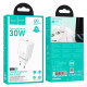 Сетевое зарядное устройство Hoco N62 USB-C (30W · 3A) (White)