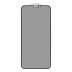 Защитное стекло Privacy для Apple iPhone Xs (Full Glue) (0.3 мм, 2.5D) (Black)