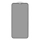Защитное стекло Privacy для Apple iPhone X (Full Glue) (0.3 мм, 2.5D) (Black)