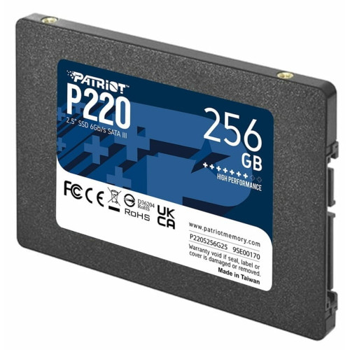 SSD-накопичувач Patriot P220 Series 256GB 2.5 SATA III