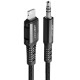Аудиокабель Acefast MFI C1-06 Lightning – 3.5 мм (1.2 м) (Black)
