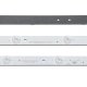 Пряма підсвітка для телевізора Haier 32″ B0EI320WX1 (2 планки по 590 мм, 7 LED, лінза 15,5 мм, 6 В)