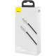 Кабель Baseus Cafule Metal Type-C – Lightning (1 м · 20W · 2.4A) (CATLJK-A01) (Black)