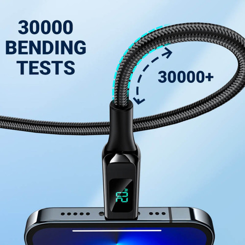 Кабель Acefast MFI C6-01 Type-C – Lightning (1.2 м · 30W · 3A) (Black)
