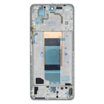 Дисплей для Poco F4 з тачскріном в рамці (Silver) (IPS)