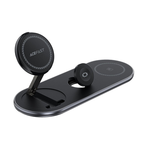 Беспроводное зарядное устройство ACEFAST E19 Qi2 3в1 (22.5W) (Black)