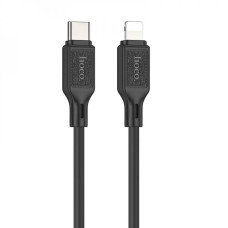 Кабель Hoco X90 Silicone Type-C – Lightning (1 м · 20W · 2.4A) (Black)