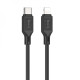 Кабель Hoco X90 Silicone Type-C – Lightning (1 м · 20W · 2.4A) (Black)