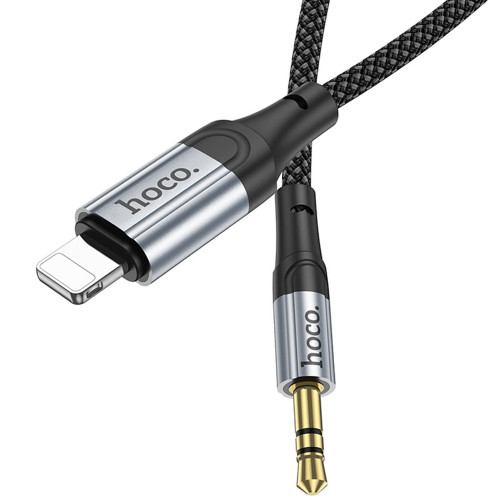 Аудіокабель AUX Hoco UPA26 Lightning – 3.5 мм (1 м) (Black)