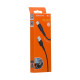 Кабель Borofone BX30 Silicone USB-A – Lightning (1 м · 12W · 2.4A) (Black)