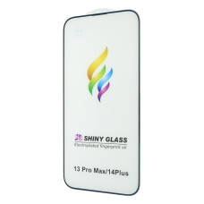 Захисне скло Color Frame для Apple iPhone 14 Plus (Full Glue) (Blue)
