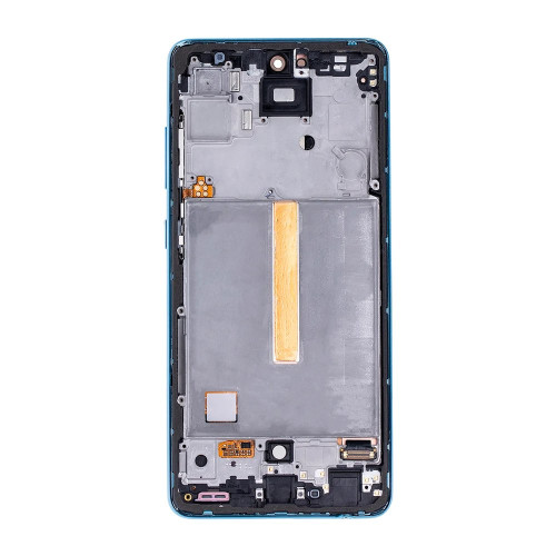 Дисплей для Samsung A528 Galaxy A52s (5G) (2021) з тачскріном в рамці (Blue) (Original)