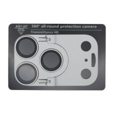 Захисне скло камери BEISOKY Metal Stand для Apple iPhone 18 Pro Max (Silver)
