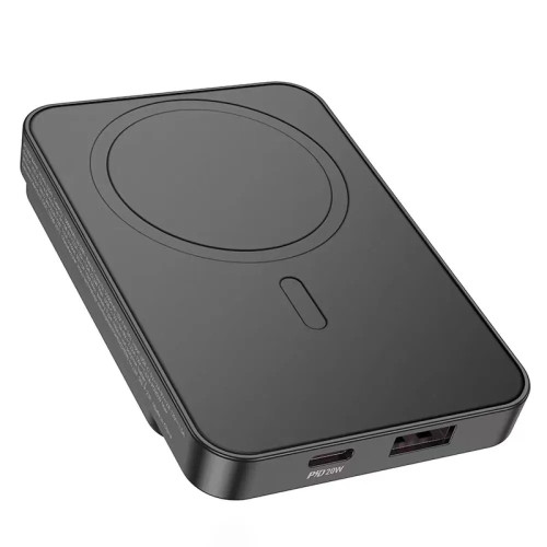 Повербанк Hoco DB41 Magnetic River 22.5W (10000 mAh) (Black)