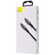 Кабель Baseus Tungsten Gold Type-C – Lightning (1 м · 20W · 2.4A) (Black)