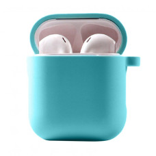 Чохол для AirPods 1/2 Silicone Case with Fibra (Marine Green)