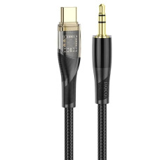 Аудиокабель AUX Hoco UPA25 Type-C – 3.5 мм (1 м) (Black)