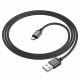 Кабель Borofone BX87 Sharp USB-A – Micro-USB (1 м · 12W · 2.4A) (Black)