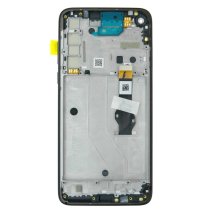 Дисплей для Motorola XT2041 Moto G8 Power с тачскрином в рамке (Black) (Original)