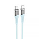Кабель Hoco U111 Type-C – Type-C (1.2 м · 60W · 3A) (Blue)
