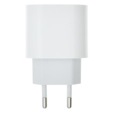 Мережевий зарядний пристрій для iPhone USB-C (20W · 3A) (NO LOGO) (White)