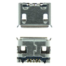 Роз'єм зарядки універсальний №14 для Qumo Quest 452 5 pin (4 кріплень) (контакти посередині) (Micro USB) без шлейфа