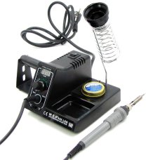 Паяльная станция WEP 926 LED-IV, паяльник, цифровая индикация, лупа, подсветка, держателем плат и припоя