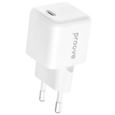 Сетевое зарядное устройство Proove Pocket Gan USB-C (25W · 3A) (White)