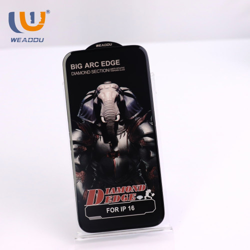 Захисне скло WEADDU Diamond для Apple iPhone 14 Pro (4D) (Black)